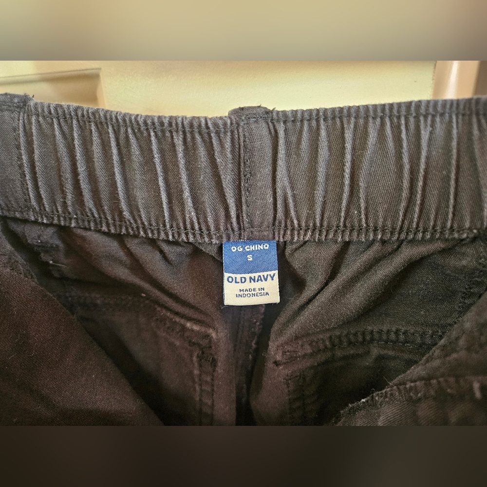 Old Navy High Rise OG Chino Black Women's Size S - Picture 6 of 6